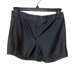 Fashion Nova Women’s Size Large Ruched Back Booty Shorts Shimmer Grey NWOT